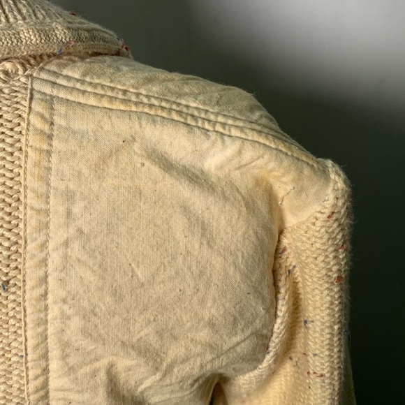 Vintage knitted zipper sweater 70s - Picture 12 of 16